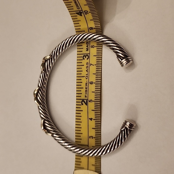 David Yurman Triple X Cable Cuff Bracelet - Picture 7 of 8